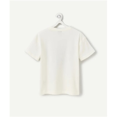 Boy's white t-shirt with "california" logo