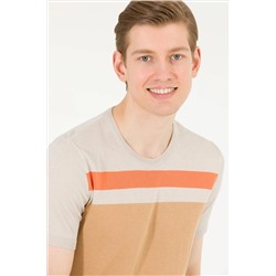 Erkek Camel Bisiklet Yaka Triko Kazak