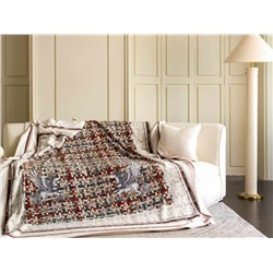 Нежный велюровый плед