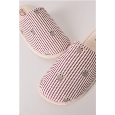 Zapatillas casa Grogu rayas