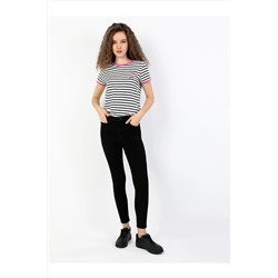 Colin’s 760 Dıana Yüksek Bel Dar Paça Super Slim Fit Siyah Kadın Jean Pantolon CL1048676