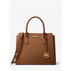 MICHAEL MICHAEL KORS Hope Large Saffiano Leather Satchel
