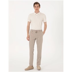 Bej Ex. Slim Fit Kumaş Pantolon