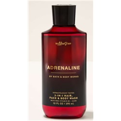 Men's  Adrenaline 3-in-1 Hair, Face & Body Wash