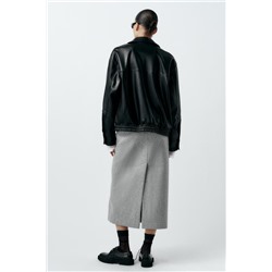 FEW ITEMS LEFT STRAIGHT FELT TEXTURE SKIRT
