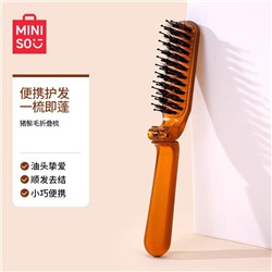 Классная расческа из бамбука с натуральной щетиной   Экспорт