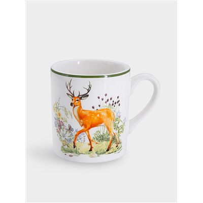 Набор, 3 пр, тарелка 18 см, салатник 13 см, кружка 200 мл, Олени