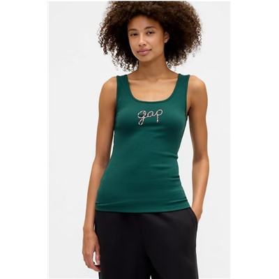 Gap Logo Ribbed Tank Top