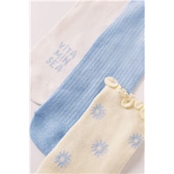 Pack 3 calcetines cortos estampados soles variados