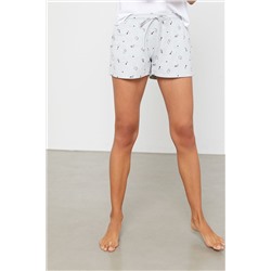 Short Fibi Gris jaspeado