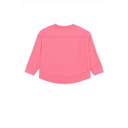 Çocuk Pembe Basic Sweatshirt