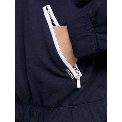 Худи на молнии из петельчатого футера двухнитки с эластаном без начеса