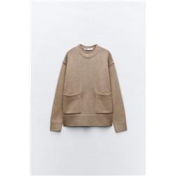 KNIT SWEATER WITH POCKETS