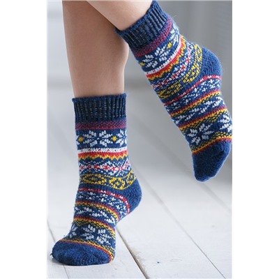 Носки шерстяные женские Праздник