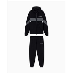 Athletic Colour Block cotton-blend tracksuit