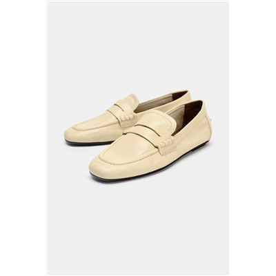 LEATHER PENNY LOAFERS