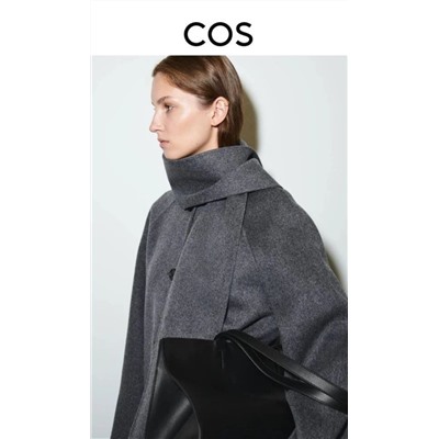 Шерстяное пальто с двусторонним кроем КО*С