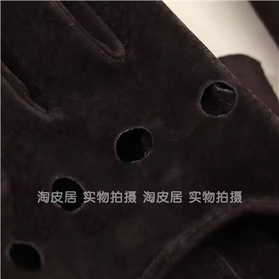 Женские замшевые перчатки без пальцев  ZAR*A