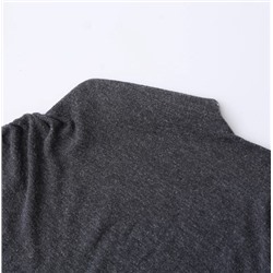 Изысканное базовое платье с высоким воротом