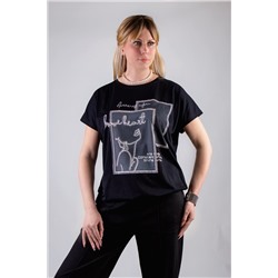 Нарядная футболка на кулиске арт.А2006