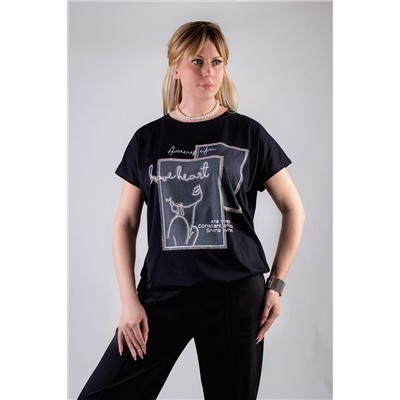 Нарядная футболка на кулиске арт.А2006