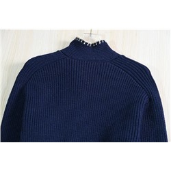 Пуловер с контрастным воротником и бантом ZAR*A