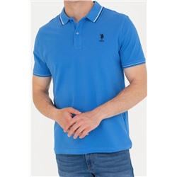 Erkek Saks Basic Polo Yaka Tişört