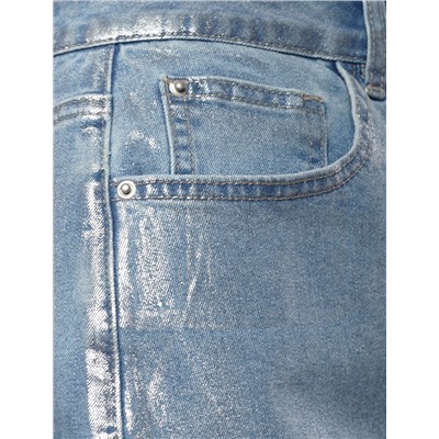 Юбка с металлизированным покрытием