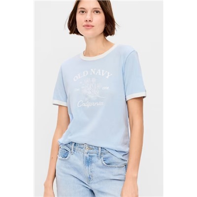 EveryWear Crew-Neck Logo-Graphic T-Shirt