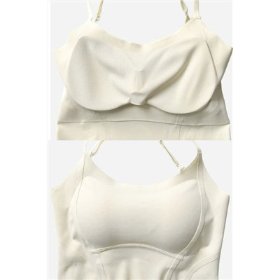 Женский топ майка со встроенными чашечками и регулируемыми бретелями, экспорт  (5 цветов)