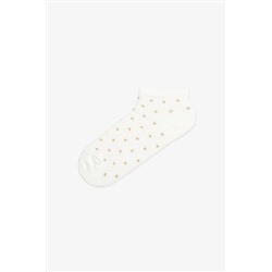 Penti Gold Dotted 5li Kahverengi Patik Çorap