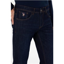 Erkek Eflatun Jean Pantolon