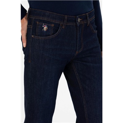 Erkek Eflatun Jean Pantolon