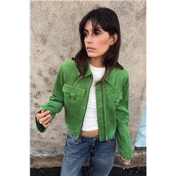 CHAQUETA CROP EFECTO ANTE