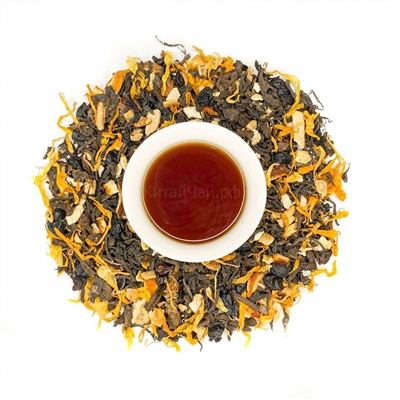 Чай Пуэр (шу) - Сочный Мандарин - 100 гр