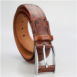 Ремень из кожи крокодила 40 мм