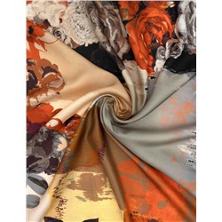 Turuncu İpek Eşarp
