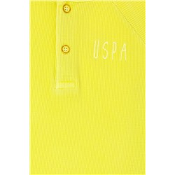 Çocuk Neon Sarı Bisiklet Yaka Tişört