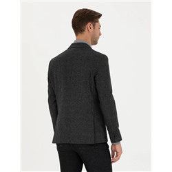 Füme Slim Fit Ceket