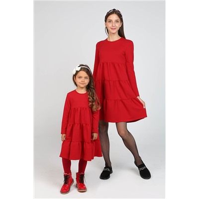 Платье Красное НАТАЛИ #941225