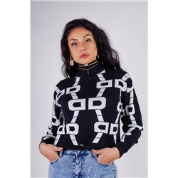 Джемпер с фиксатором Графика арт.3765