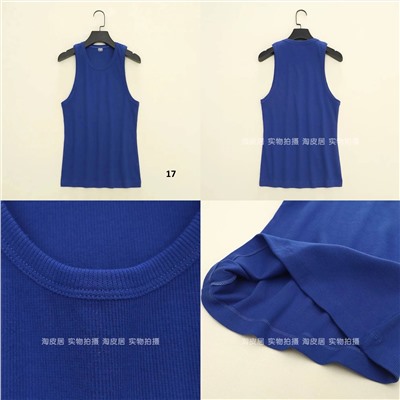 Базовая майка в рубчик 17 цветов Н*М