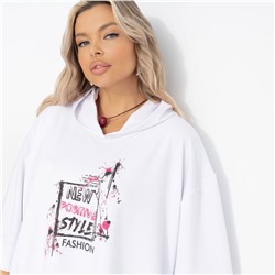 Футболка свободная с капюшоном, Раздать стиля