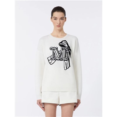 Женский пуловер из смесовой шерсти Макс Мар*а