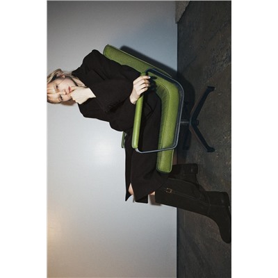 FLAT SUEDE RIDING BOOTS