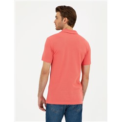 Mercan Slim Fit %100 Pamuk Polo Yaka Basic Tişört