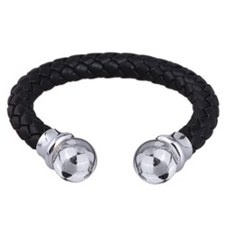 Браслет Дуэт (бусина 14мм; покрытие родий), Есть комплект