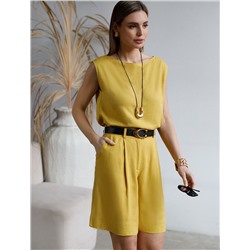 Шорты изо льна с вискозой