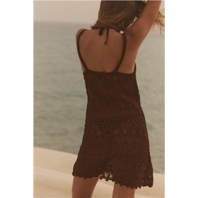 STRUCTURED KNIT MINI DRESS