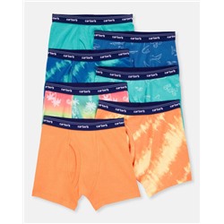 Carter's    Boys 7-Pack Tropical Boxer Brief Underwear - Blue/Orange